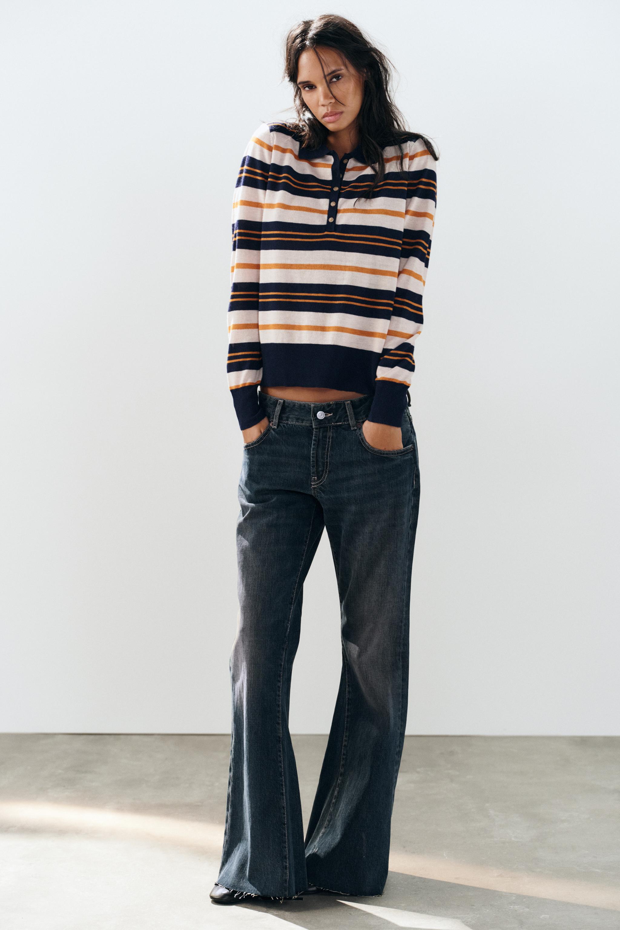 STRIPED KNIT POLO