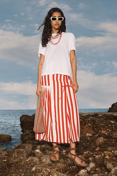 Zara LIMITED EDITION 2-PACK OF STRIPED NECKLACES - Multicolored
