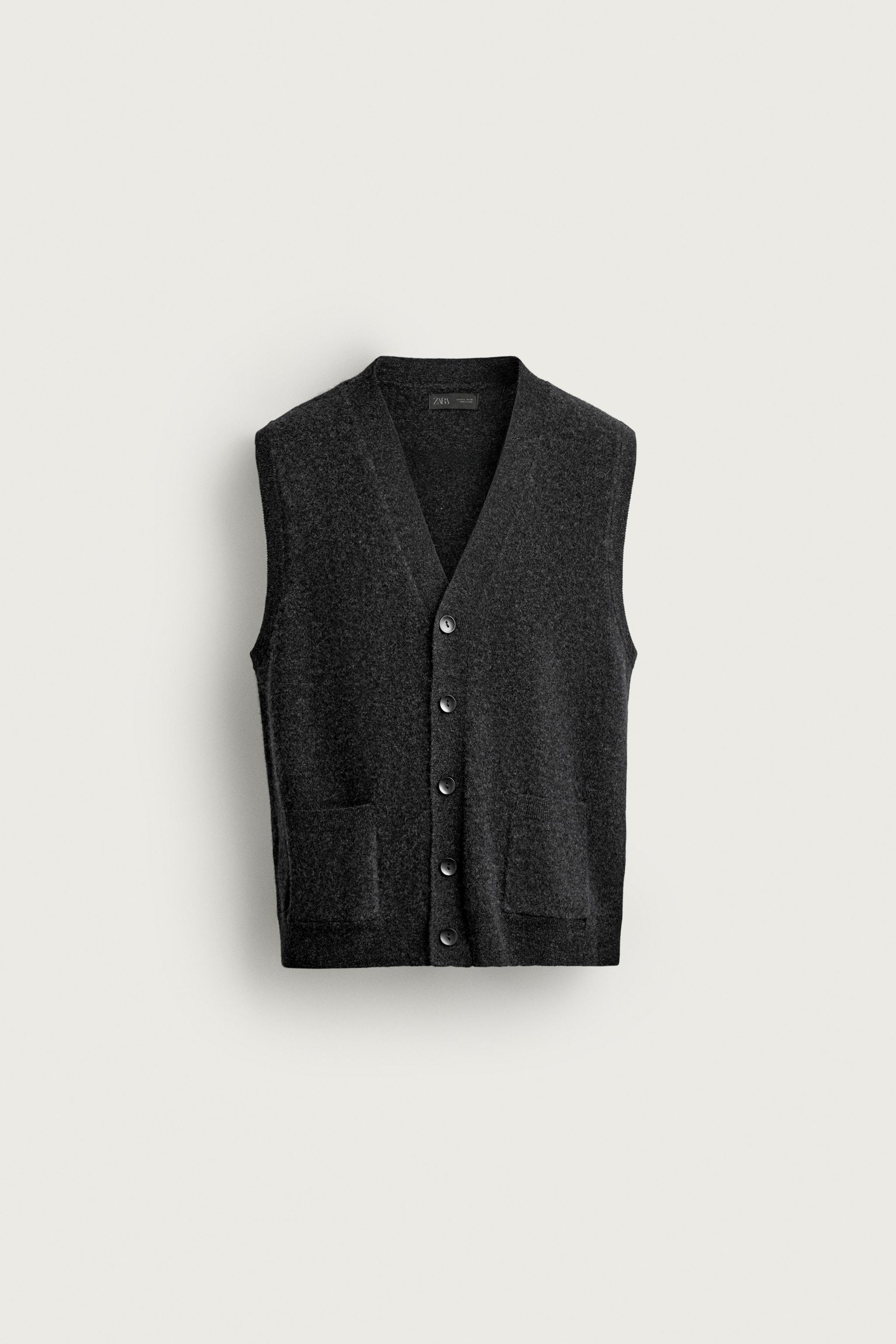 100% WOOL KNIT VEST