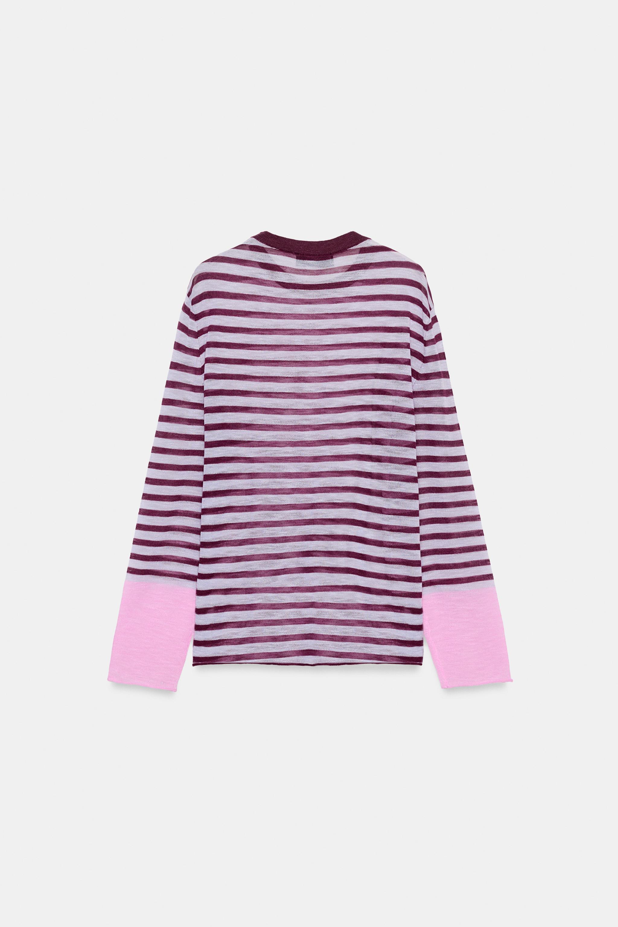 STRIPED KNIT JUMPER