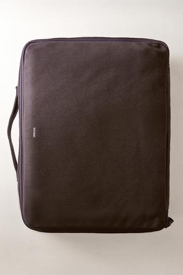 CANVAS TRAVEL ORGANIZER MAKEUP BAGS — Brown 1