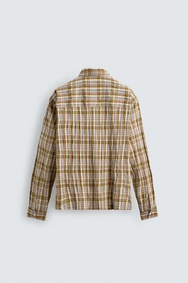RELAXED FIT CHECK SHIRT - Multicoloured by Zara - Image 7