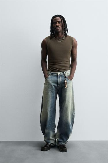 JEANS BALLOON FIT - Azul medio de Zara - Imagen 0