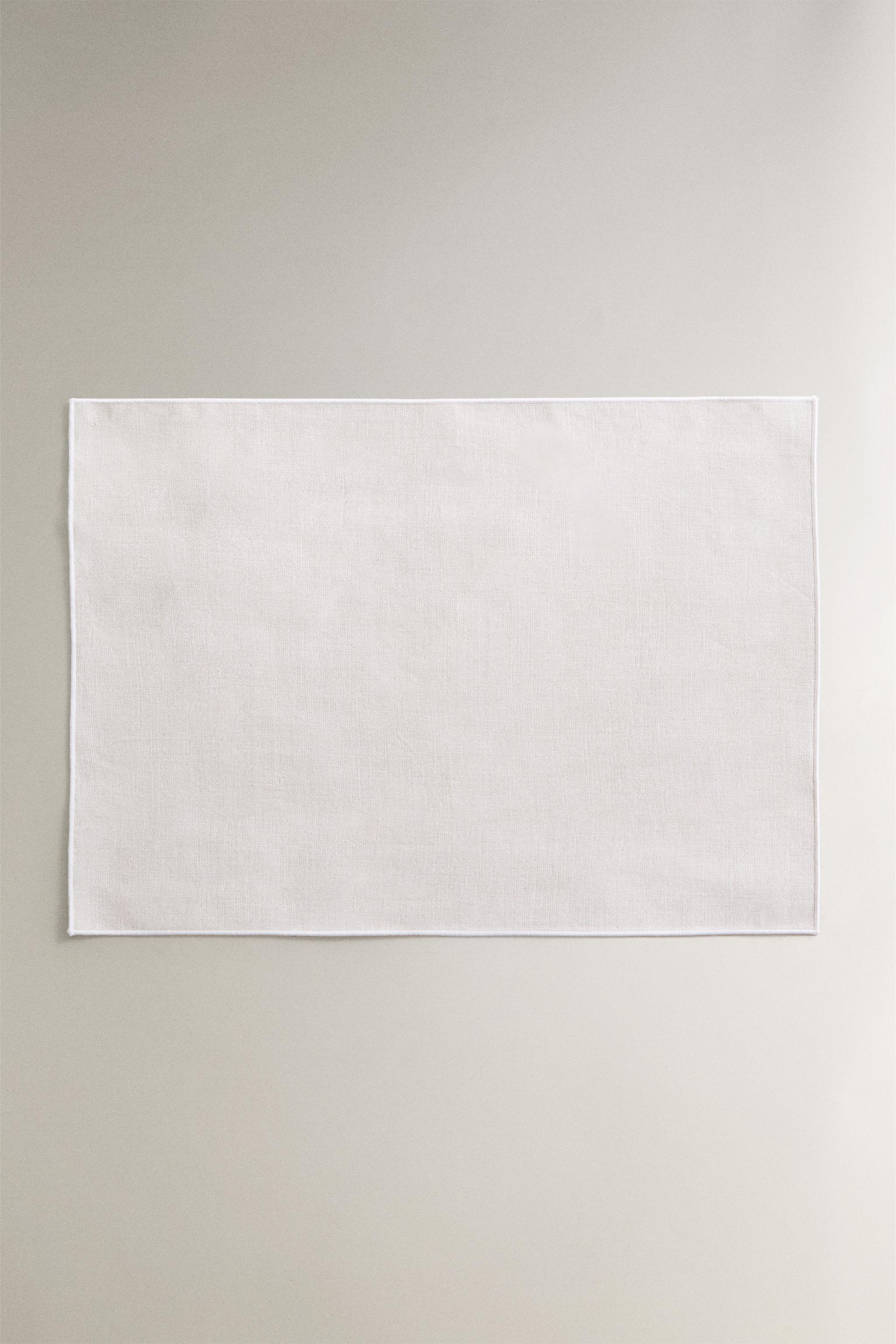RESIN-COATED OVERLOCK PLACEMAT