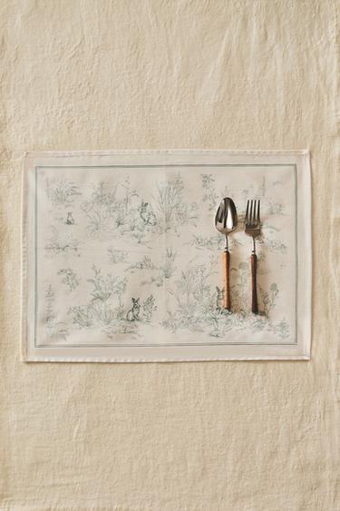 SET DE TABLE ENDUIT - Bleu de Zara - Image 5