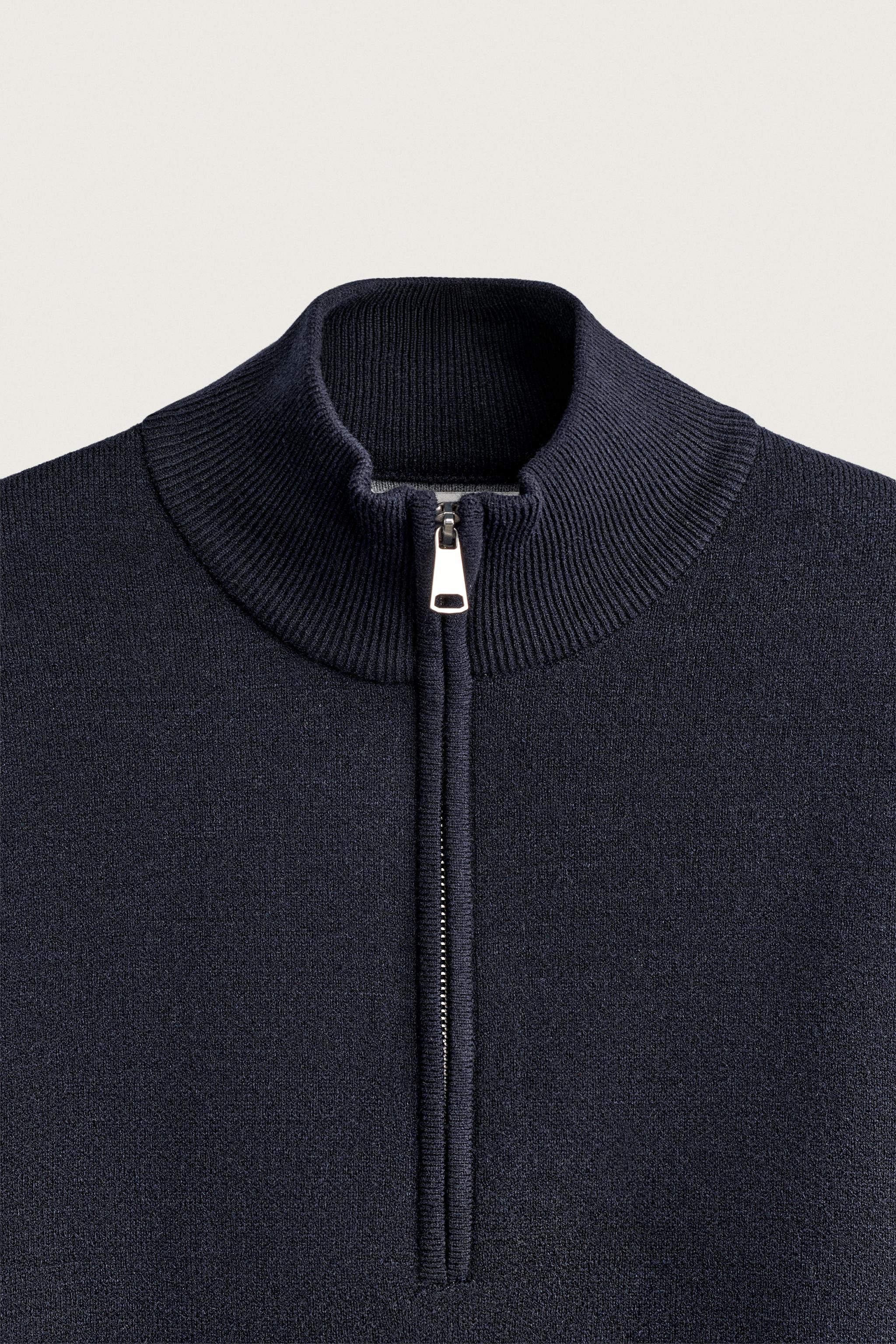 PULL COL ZIPPÉ SOFT