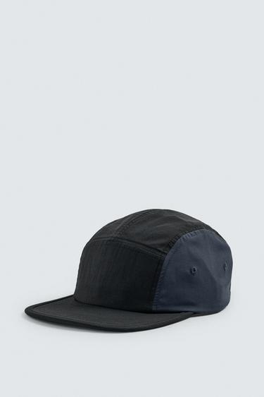 TECHNICAL FLAT PEAK CAP - Black by Zara