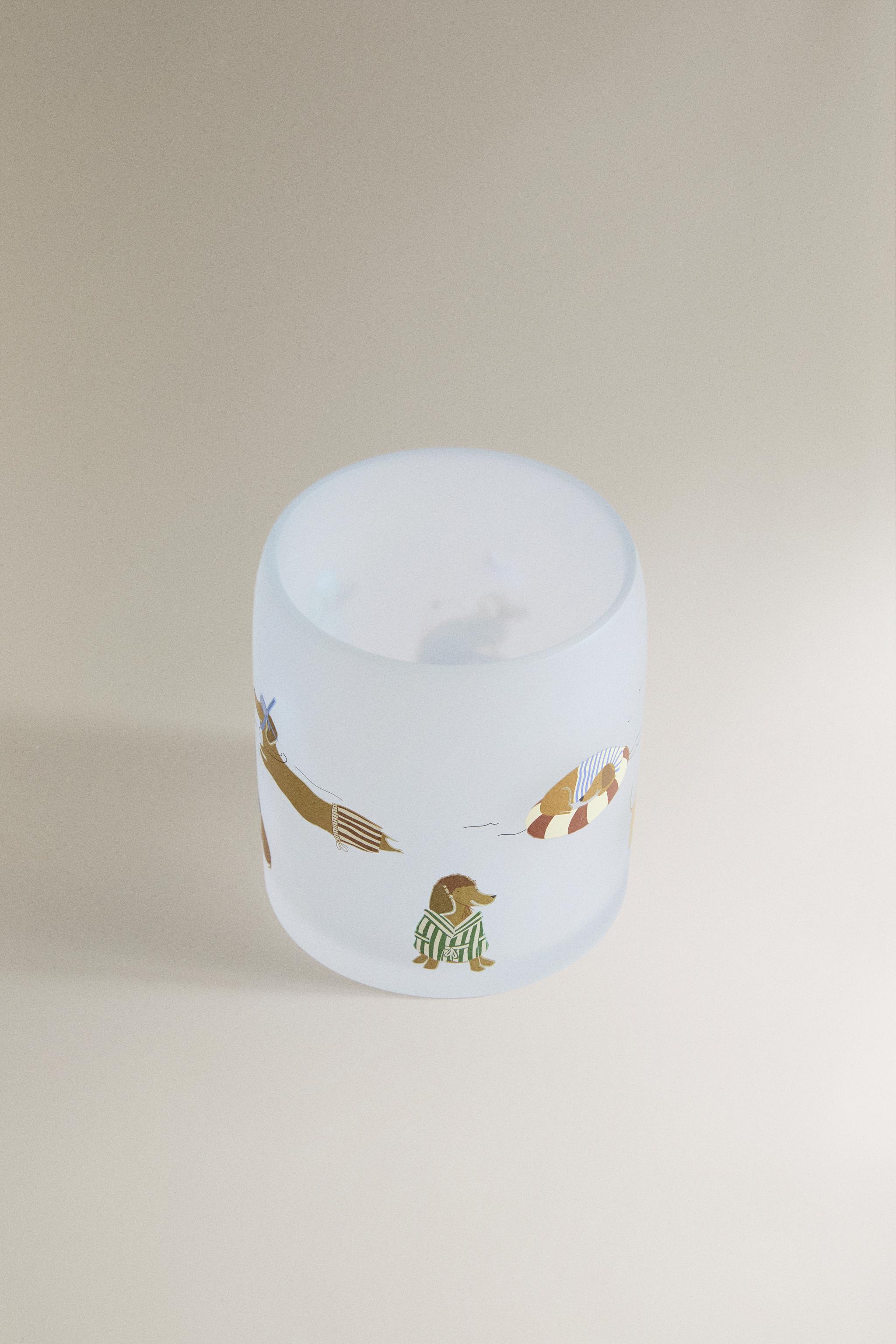 Kids' Dog Toothbrush Tumbler — Blue