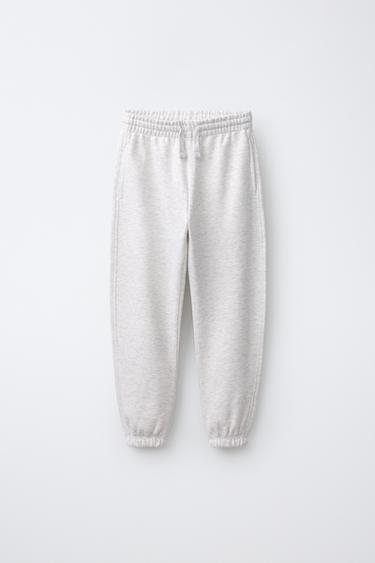 TWO-PACK PLUSH PANTS — Gray marl 2