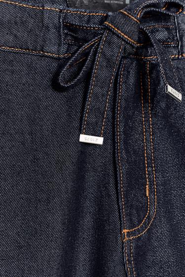 JEAN Z1975 JOGGER WIDE LEG TAILLE HAUTE - Bleu de Zara - Image 8