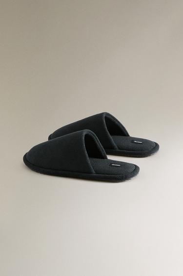 CHAUSSONS TISSU ÉPONGE SALLE DE BAINS - Noir de Zara - Image 3