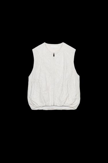 CHALECO BORDADOS - Crudo de Zara - Imagen 0