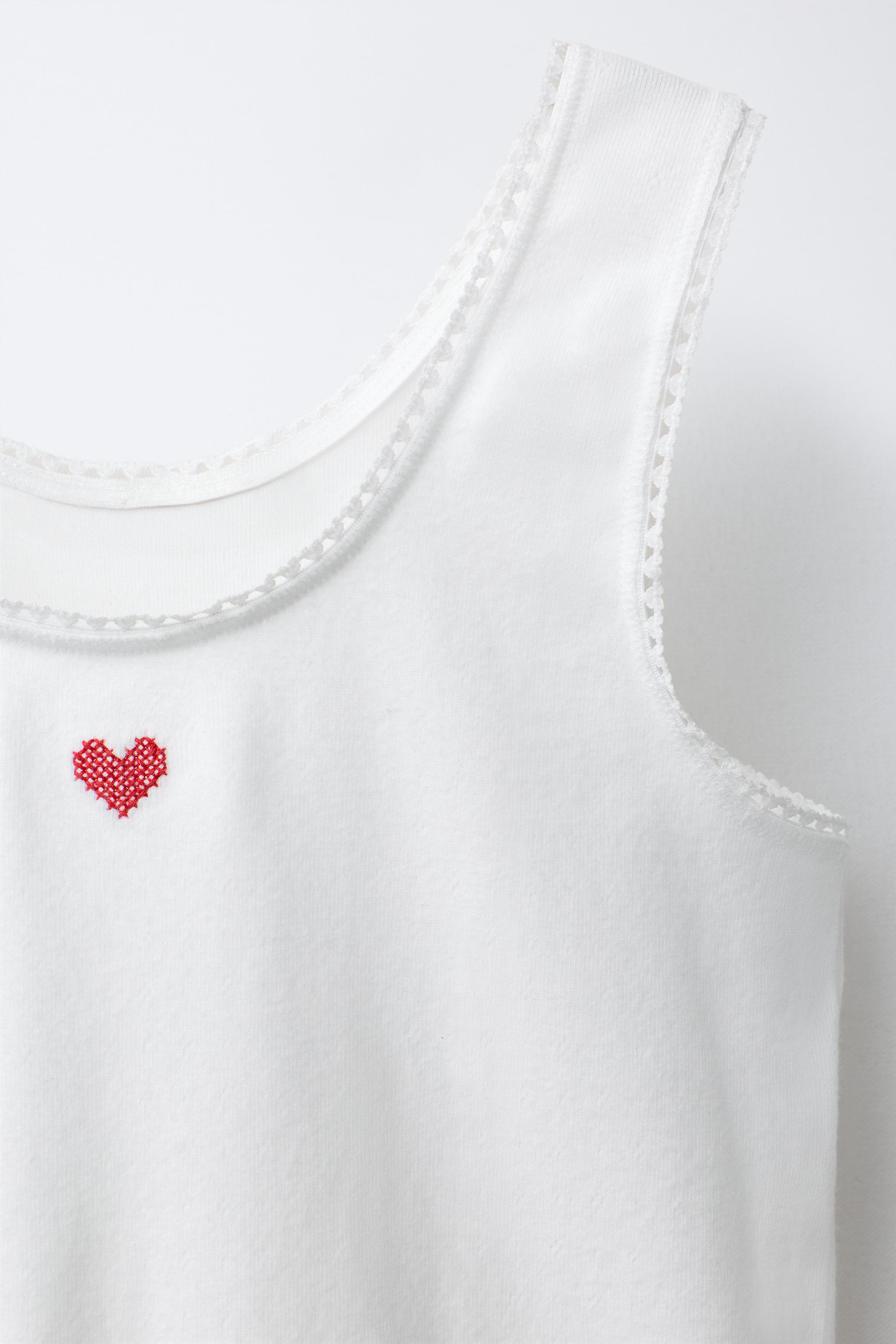 TWO-PACK OF HEART T-SHIRTS