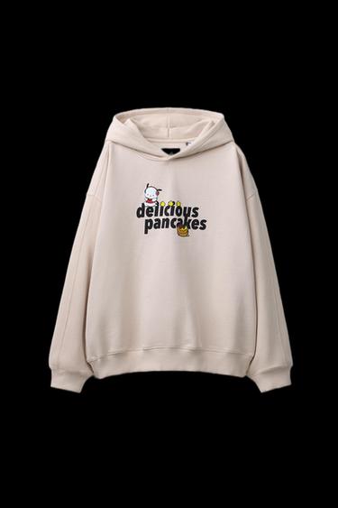 POCHACCO © SANRIO HOODIE - Ecru by Zara - Image 0