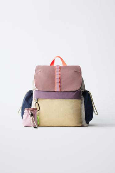 SAC À DOS TECHNIQUE MULTIPOCHES - Multicolore de Zara