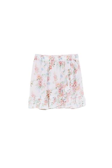 FLORAL PRINT MINI SKIRT
