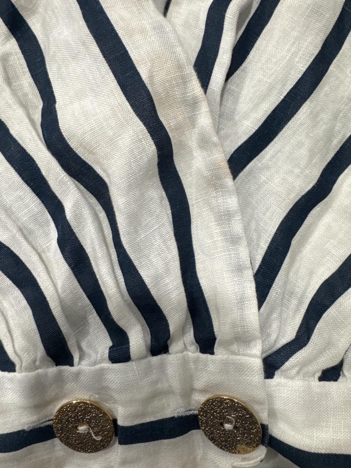 STRIPED LINEN TOP - Image 3