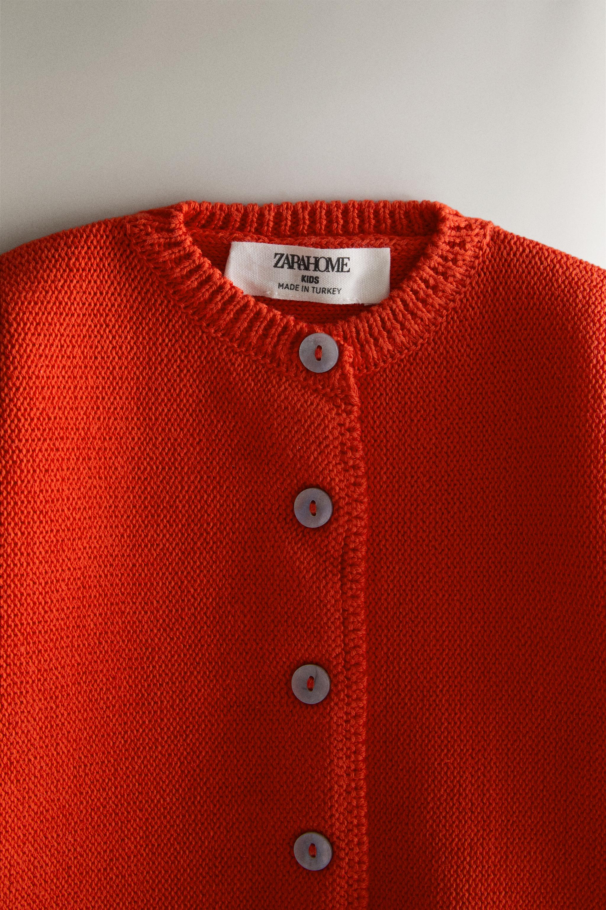 COTTON BABY JACKET — Red