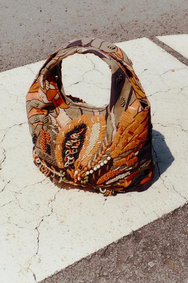 SAC FANTAISIE MULTICOLORE - Orange de Zara - Image 2