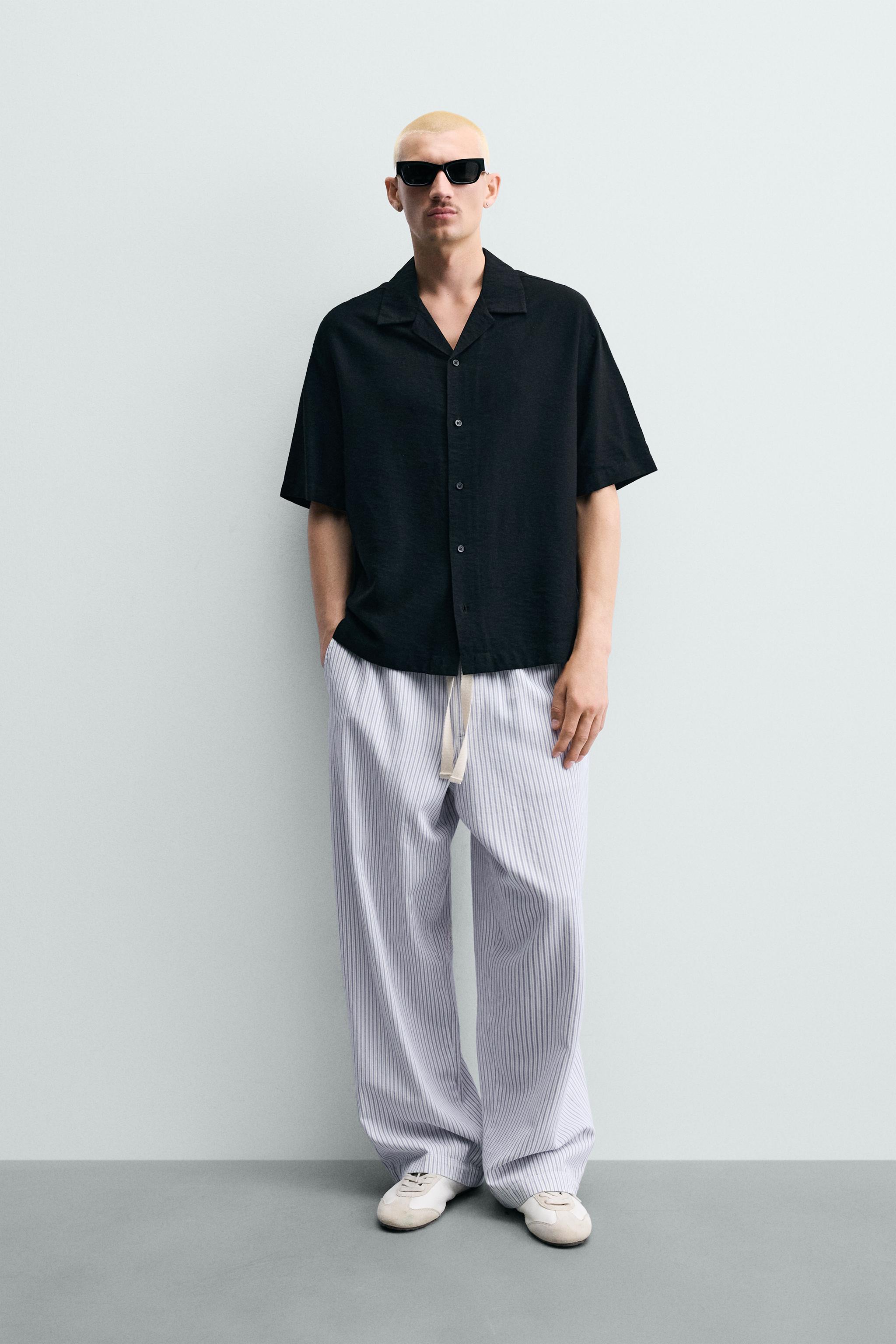 RELAXED FIT STRIPED SHIRT