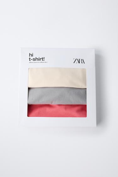 LOT DE TROIS T-SHIRTS UNIS - Divers de Zara - Image 4