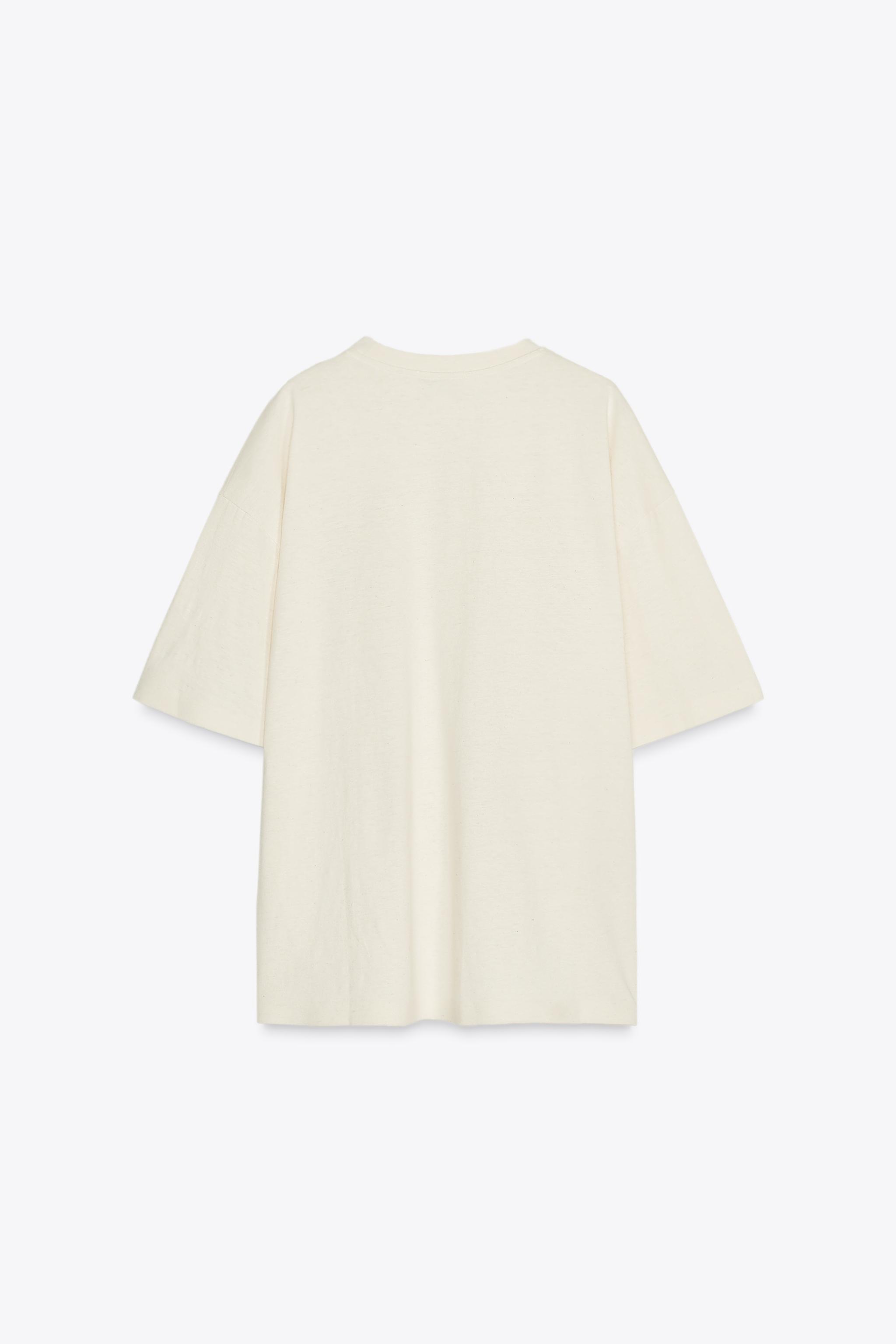 JELLYFISH T-SHIRT X FANGLU LIN - Beige | ZARA Spain