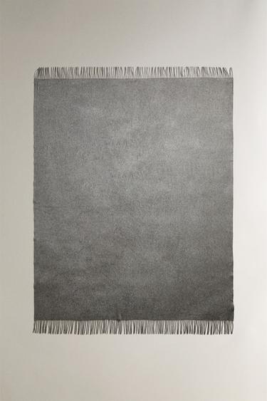 CASHMERE BLANKET - Marrón / Topo de Zara - Imagen 0