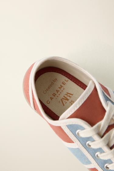 TENNIS CRÉÉES PAR CARAMEL LONDON X ZARA - Rouge de Zara - Image 9