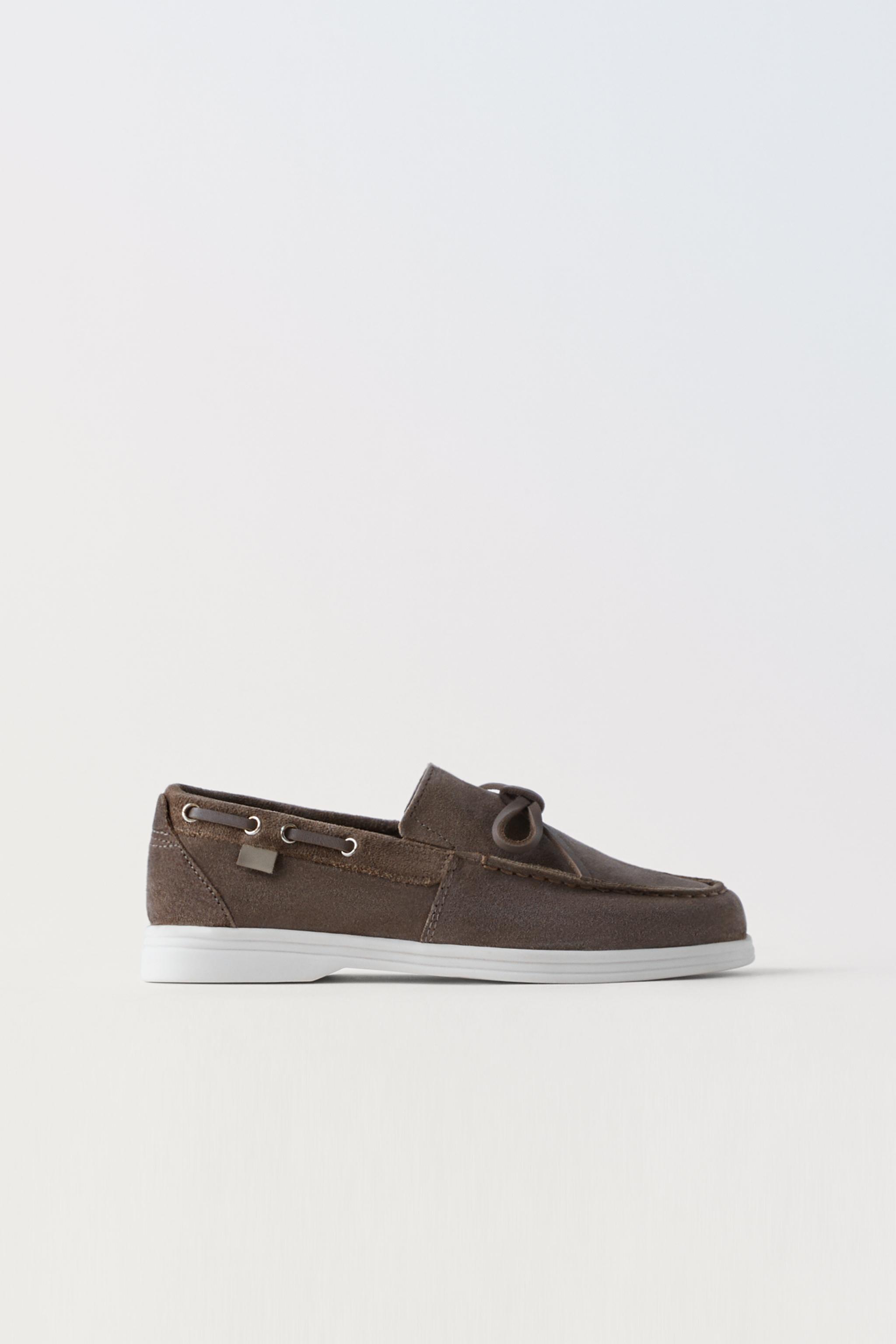 Zara 2025 boat shoes