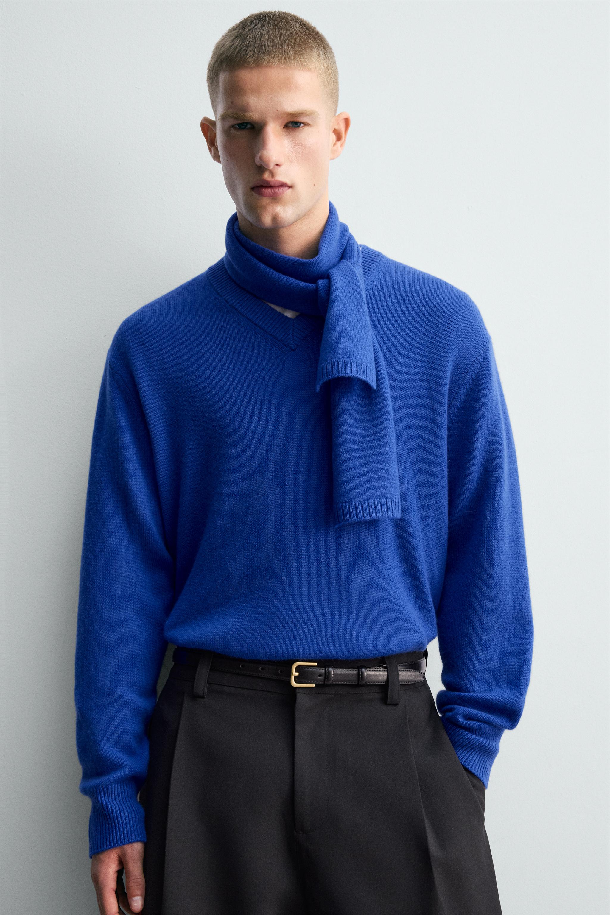 ÉCHARPE COURTE LAINE - CACHEMIRE