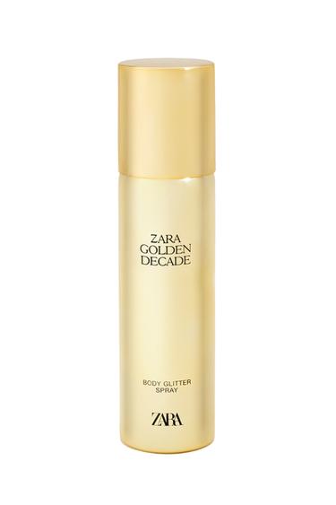 GOLDEN DECADE BODY GLITTER SPRAY 100ML (3.4 FL.OZ). - kulit berwarna dari Zara