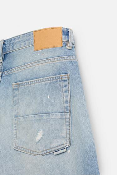 JEAN BAGGY DÉCHIRÉ - Bleu clair de Zara - Image 9