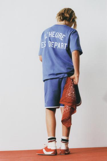 برمودا JOGGING بييهات - أزرق الخاص بـ Zara