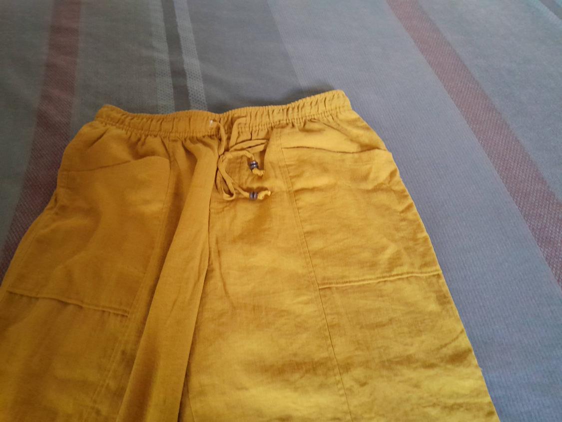RUSTIC TROUSERS WITH ELASTIC WAIST - Image 2