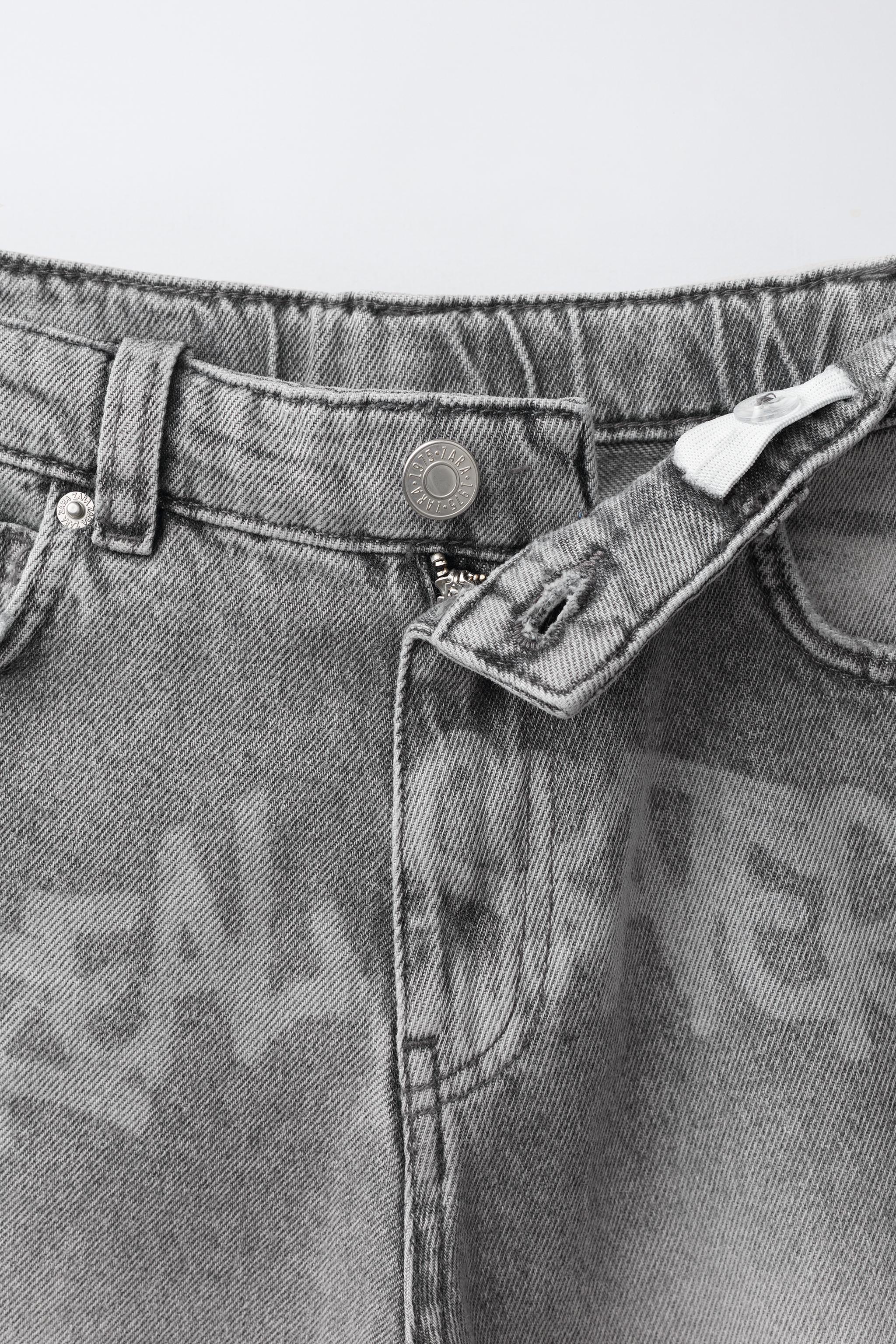 Детские шорты Zara GRAFFITI DENIM BERMUDA SHORTS — фото 3