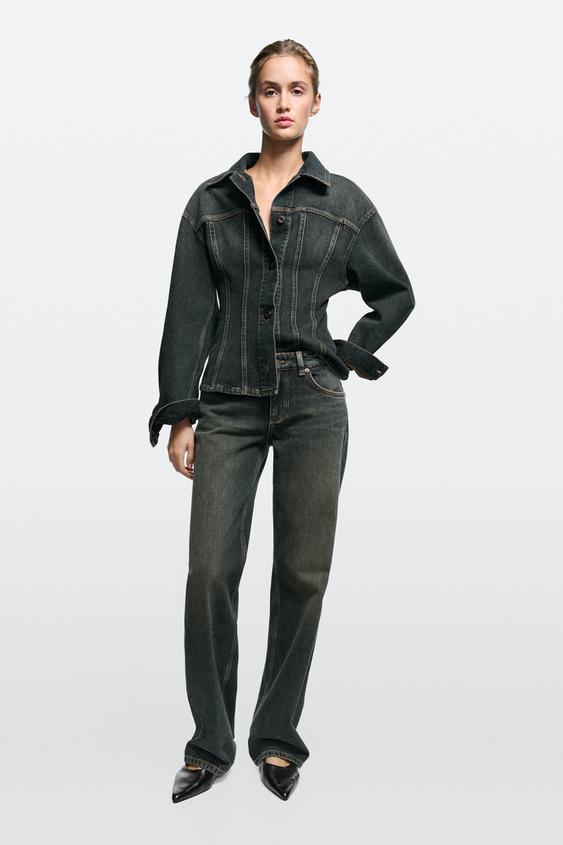 Zara Low-rise straight-leg jeans total look - 470 - Image 0