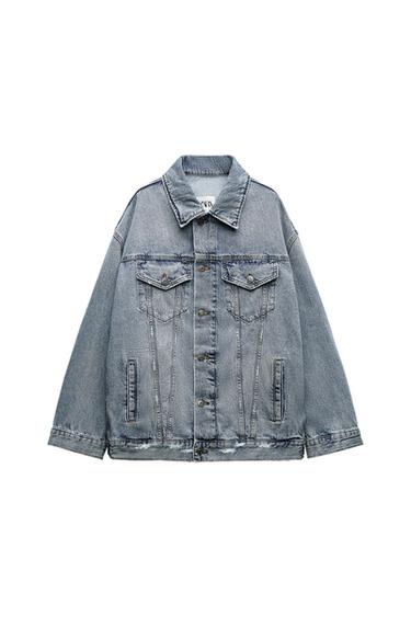 ZW COLLECTION OVERSIZE DENIM JACKET