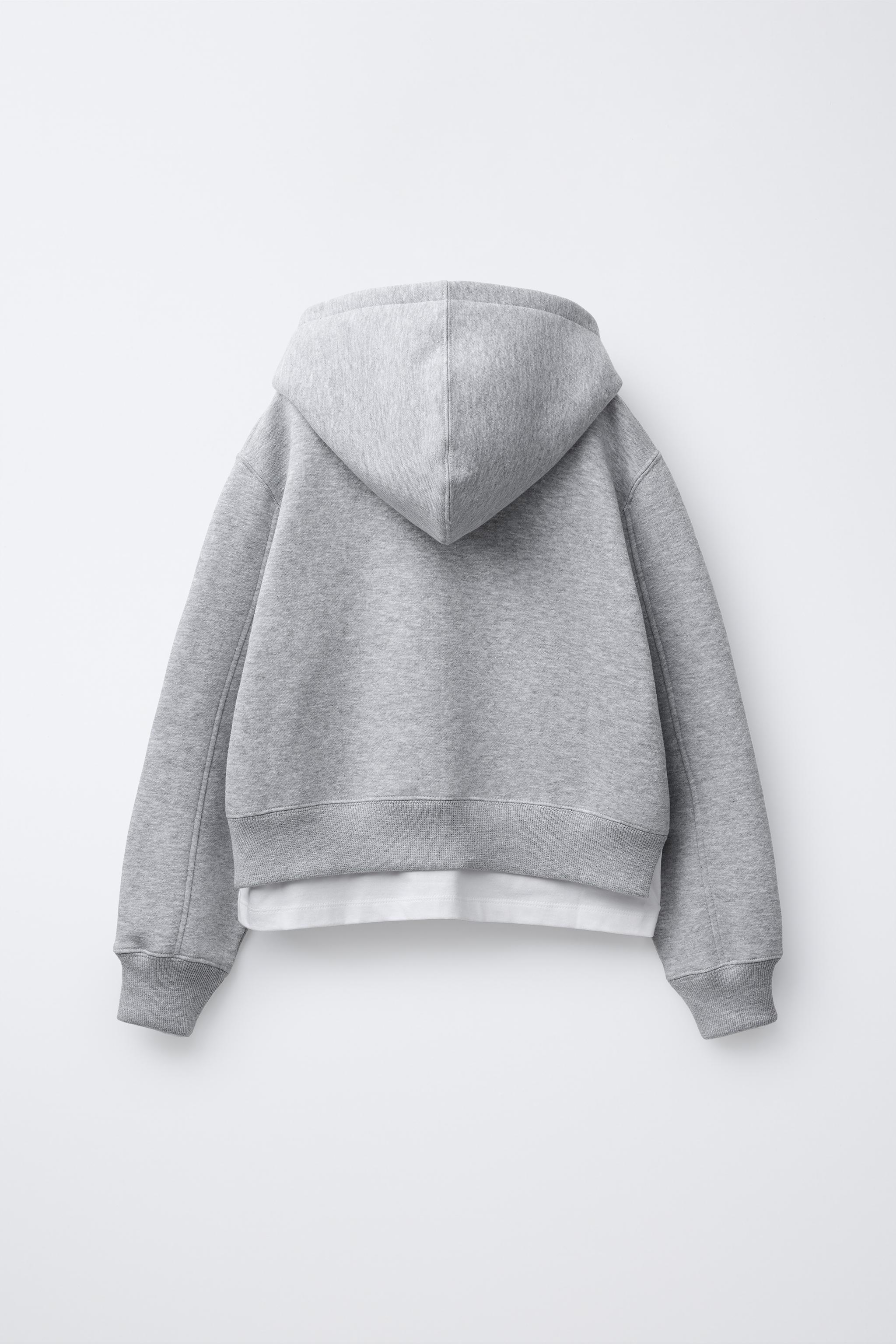トップス tie.me button up sweatshirt-GRAY Workwear Zip-up Hoodie Sweatshirt - Grey | Levi's® US