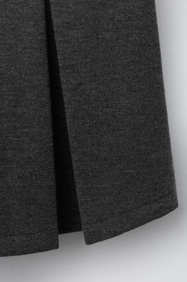 JUPE-SHORT À NŒUDS BRILLANTS - Gris chiné de Zara - Image 3