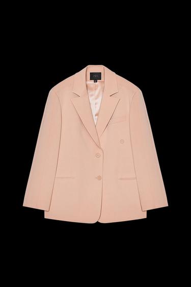 OVERSIZE BLAZER - Pale pink by Zara - Image 0