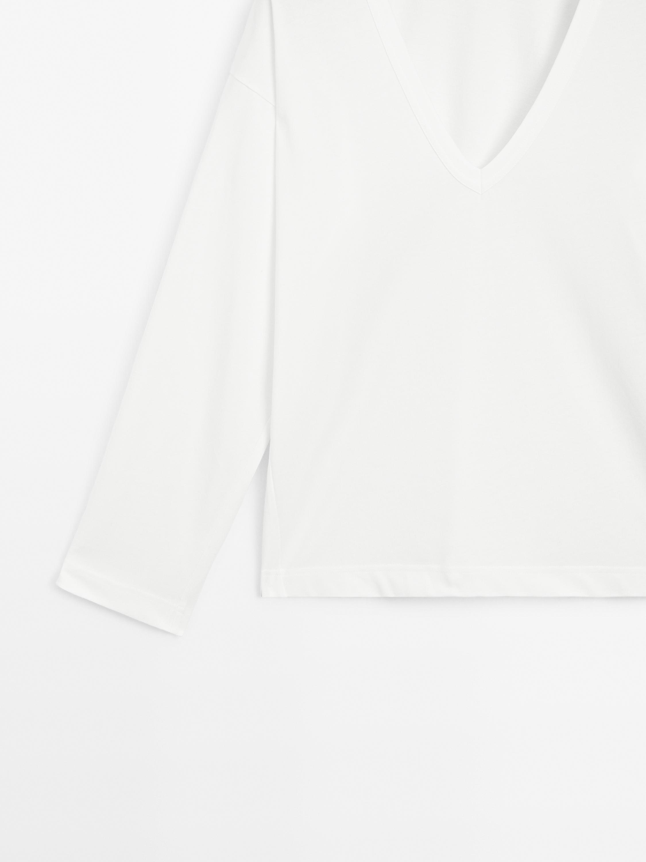 T-shirt col en V oversize