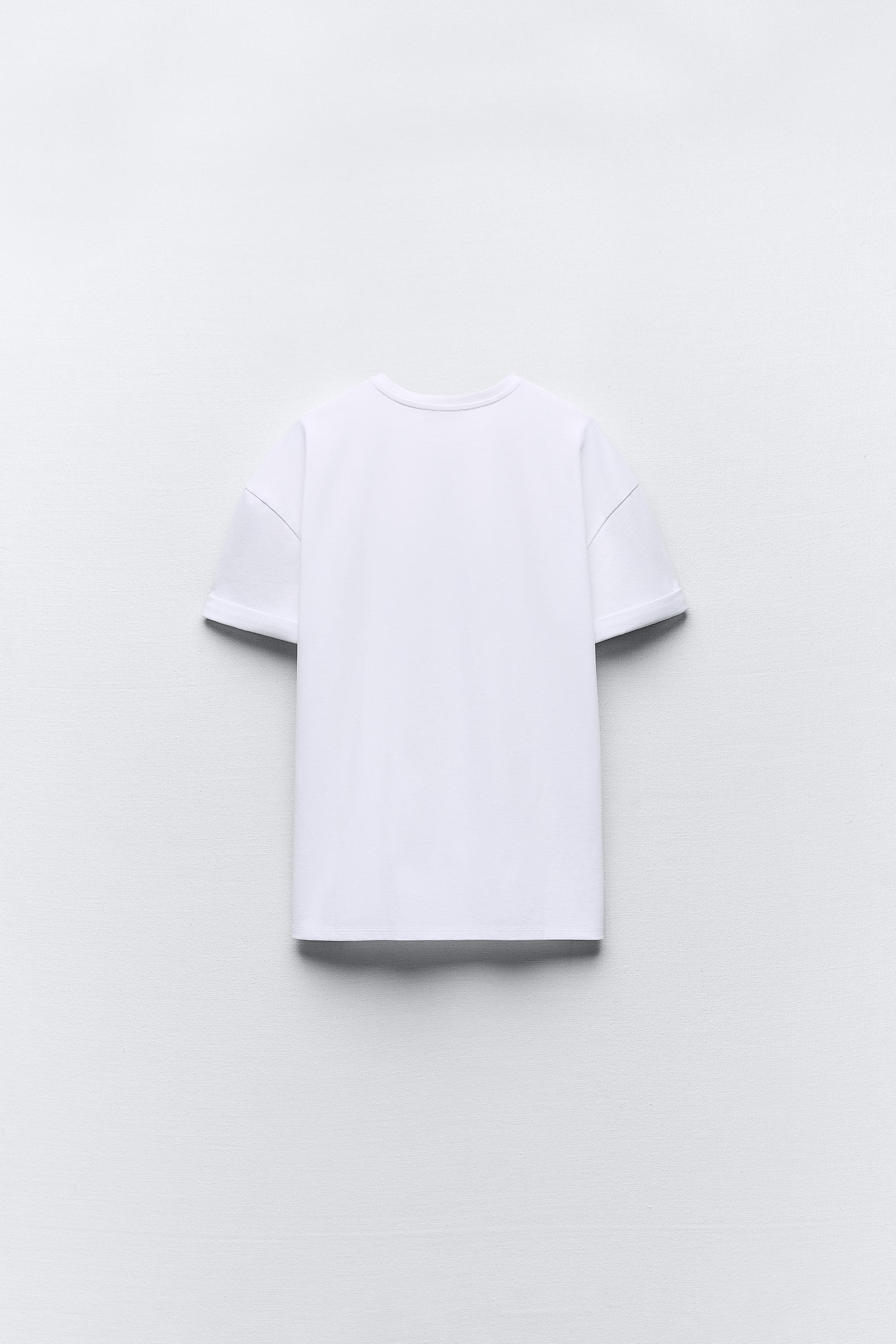 ヘビーコットン Ｔシャツ - ホワイト | ZARA Japan / 日本