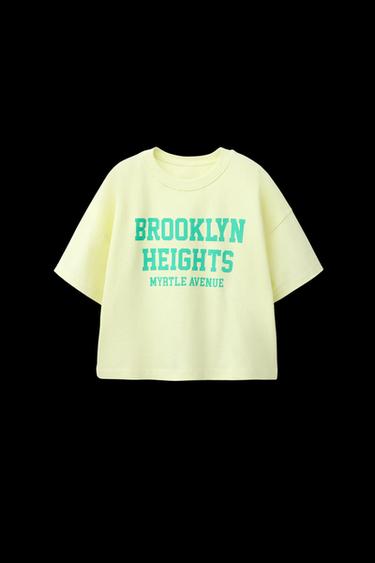 CAMISETA ESTAMPADO TEXTO - Lima de Zara