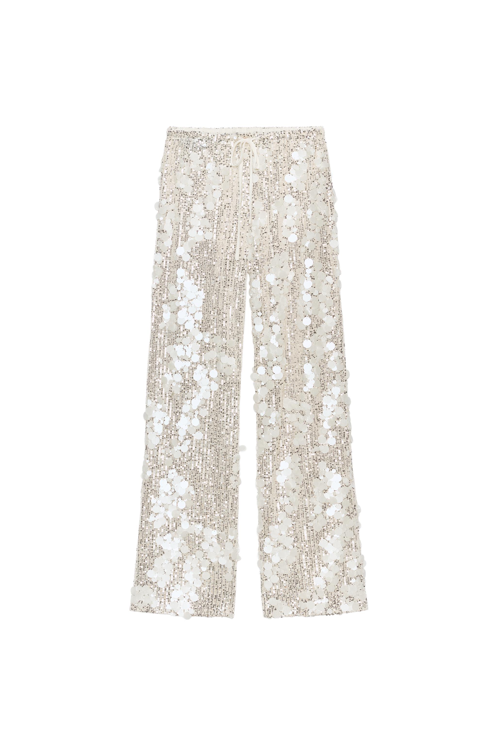 PANTALÓN FLUIDO LENTEJUELAS