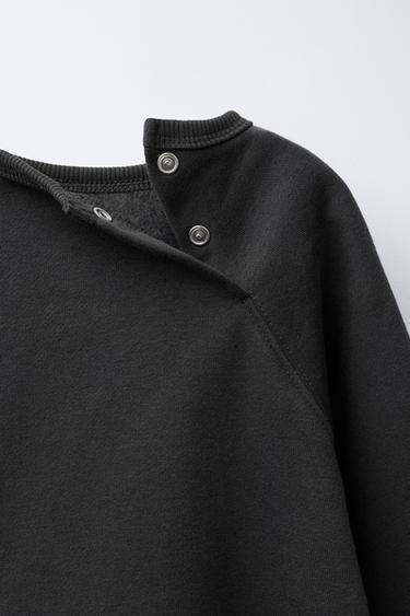 ENSEMBLE SWEAT-SHIRT ET LEGGING UNI - Anthracite foncé de Zara - Image 2