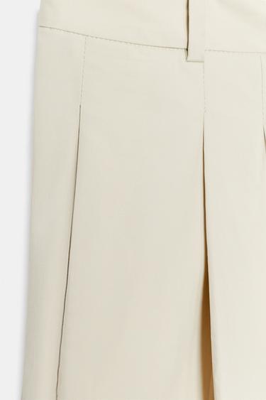 ZW COLLECTION LIMITED EDITION DARTED TROUSERS - Light beige by Zara - Image 7