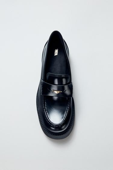 Zaras LOAFERS MED TJOCK SULA - Svart