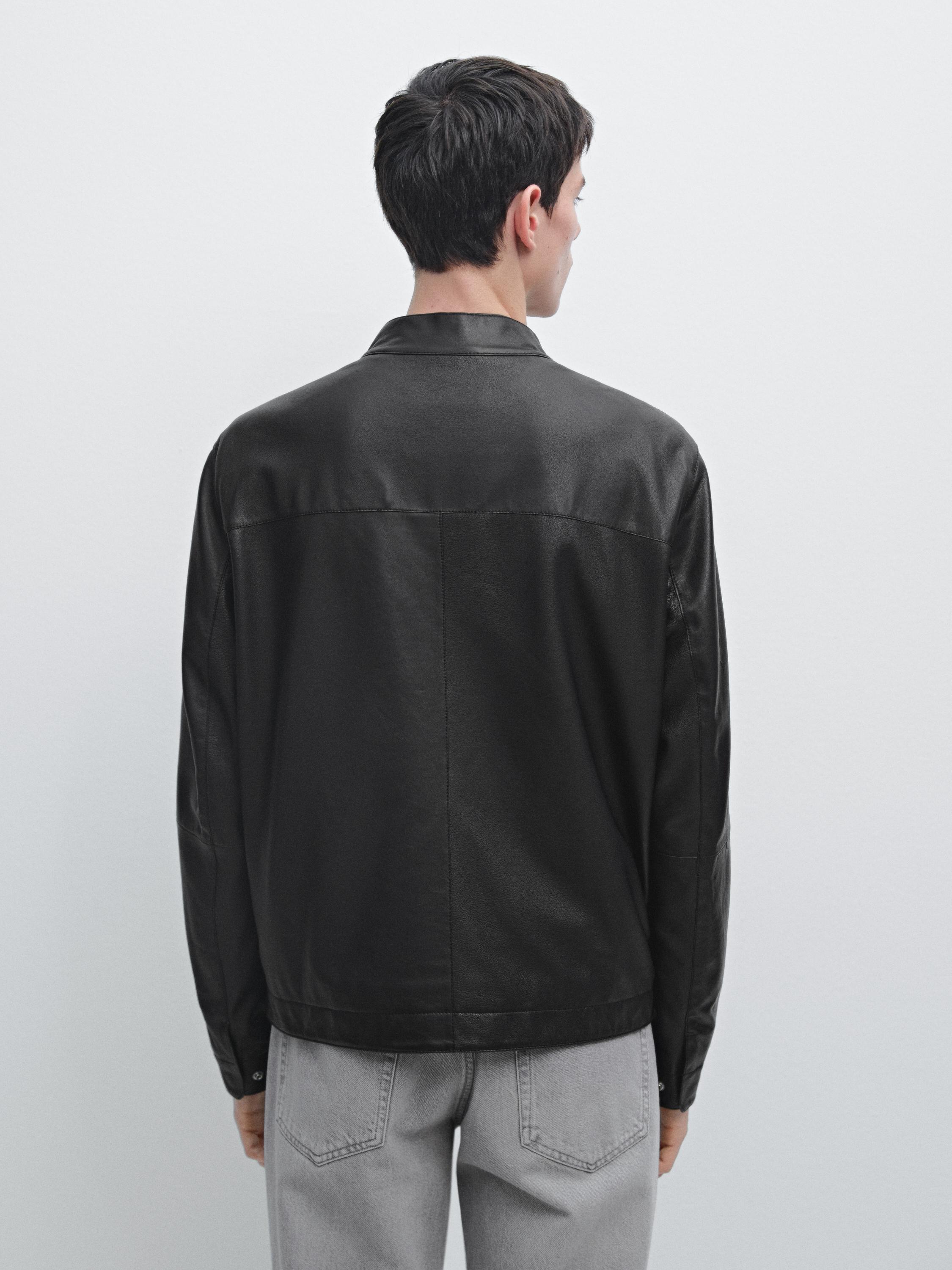 Nappa sheepskin jacket