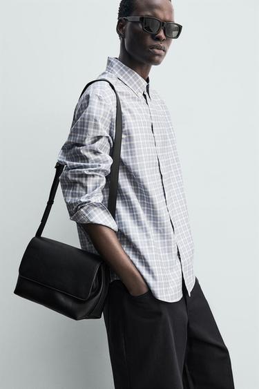 FLAP CROSSBODY BAG - Black by Zara - Image 0