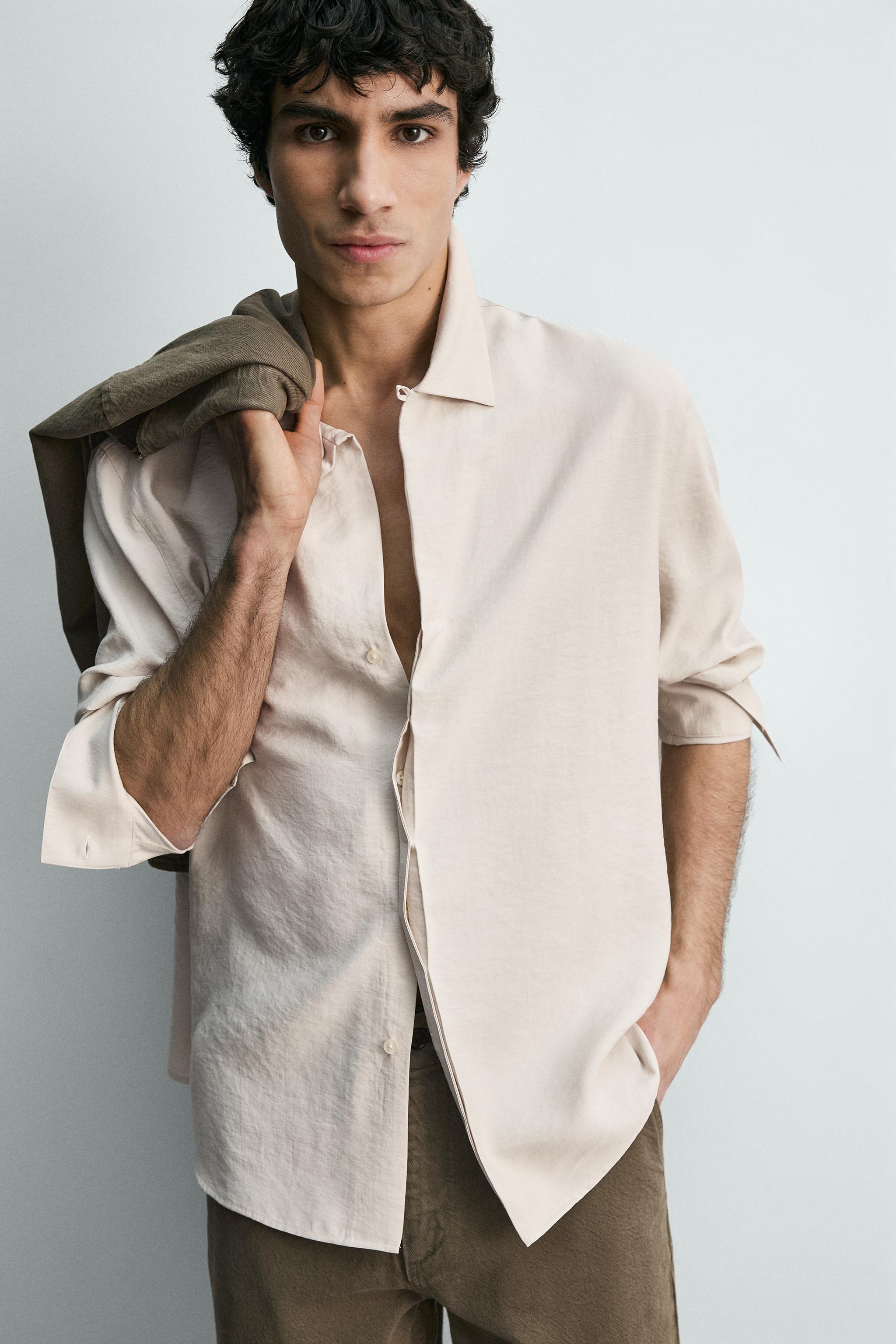 FLOWY MODAL BLEND SHIRT